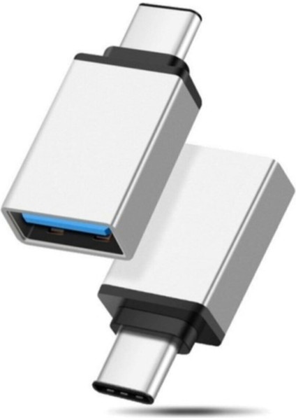 Samsung Galaxy Tab A SM-T510 (2019) Uyumlu Otg Type-C To USB 3.0 Çevirici Dönüştürücü