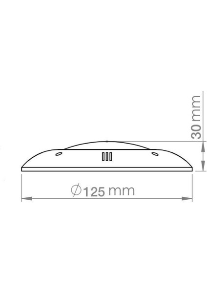 8 Watt Smd LED Gün Işığı Mini Sıva Üstü Havuz Lambası