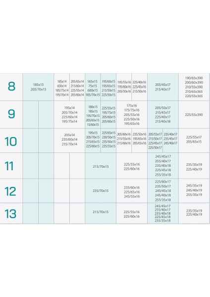 185/60X13 Ebatlarına Uyumlu Takmatik x Tipi Kar Patinaj Zinciri