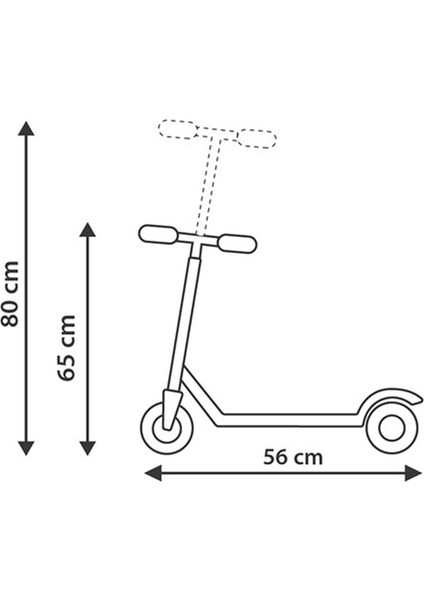 Işıklı 5 In 1 Scooter