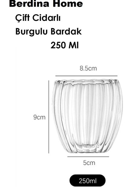 Isıya Dayanıklı Borosilikat Çift Çidarlı Burgulu Bardak Kahve ve Sunum fiyatları