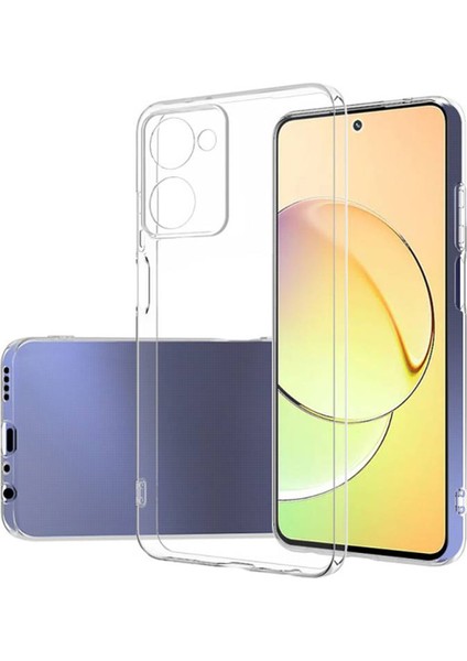 Vivo Y36 Uyumlu Soft Slim Serisi Şeffaf Silikon Kılıf - FC194