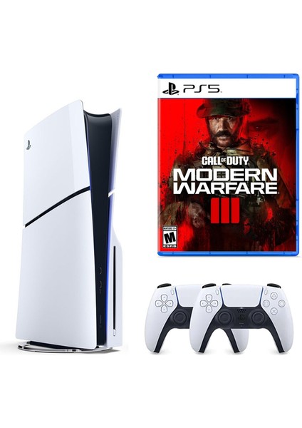 Playstation 5 Slim İthalatçı Garantili + 2.Dualsense + Call Of Duty Modern Warfare 3