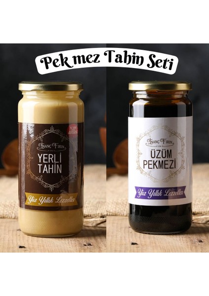 Tahin 1 kg + Üzüm Pekmezi 600 gr