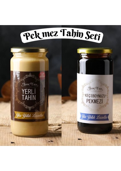 Tahin 1 kg + Keçiboynuzu Pekmezi 600 gr