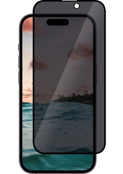 iPhone 15 Pro Max Için Privacy Hayalet Ekran Koruyucu Seramik Film - FC292