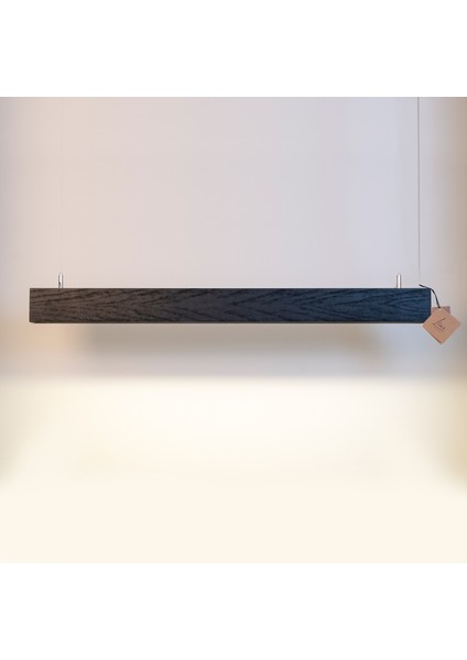 Box Modern Ahşap Aydınlatma - Minimal LED Sarkıt Avize (El Yapımı)