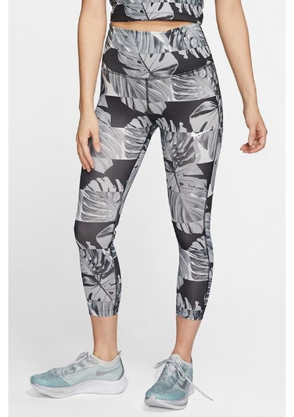 Fast Dri-Fit 7/8 Çok Cepli Yüksek Belli Koşu Taytı
