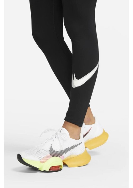 One Performance Dance Leggings Dri-Fit Toparlayıcı Iç Cepli Siyah Tayt