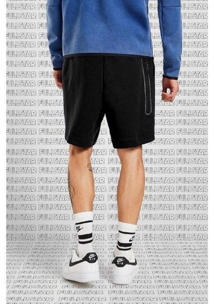 Sportswear Tech Fleece Mens Shorts Siyah Erkek Şort modelleri