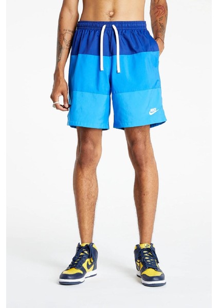 Sportswear City Edition Woven Novelty Erkek Şort - Mavi