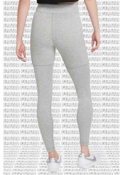Sportswear Club High-Rise Leggings 2 Cepli Yüksek Belli Pamuklu Gri Tayt fiyatları