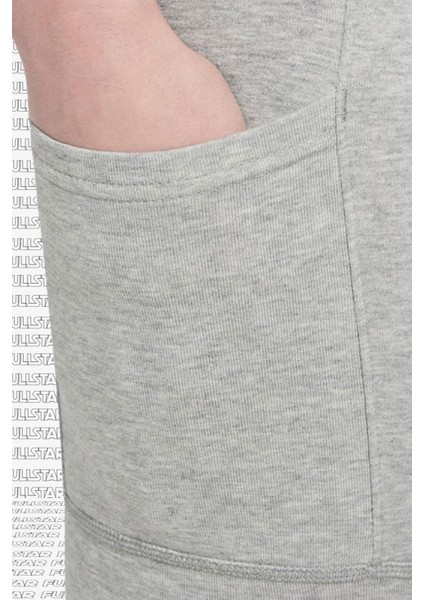 Sportswear Club High-Rise Leggings 2 Cepli Yüksek Belli Pamuklu Gri Tayt modelleri