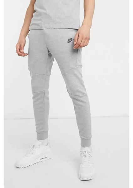 Tech Fleece Joggers In Grey Erkek Eşofman Altı Dar Kesim Gri