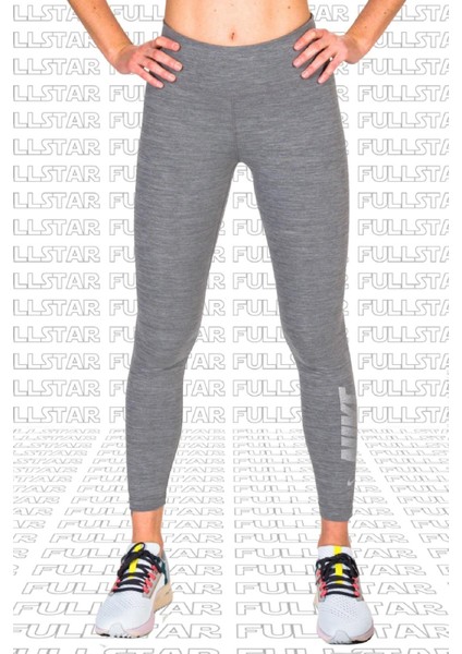 One Diamond Shine 7/8 Leggins 2 Cepli Yapay Elmaslı Toparlayıcı Tayt Gri