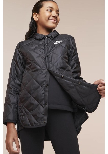 Sportswear Kids Synthetic Fill Therma Fit Jacket Ince Uzun Unisex Ceket