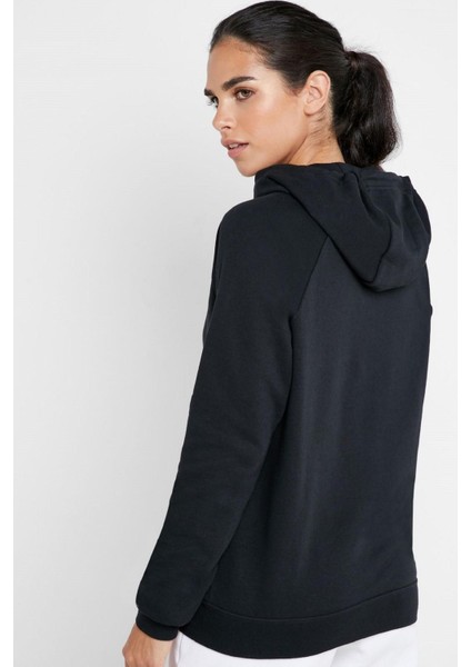 Sportswear Essential Fleece Hoodie Kapüşonlu Siyah Sweatshirt modelleri