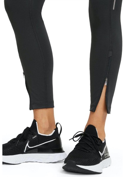 Epic Faster Mid Rise 7/8 Running Leggings 3 Cepli Toparlayıcı Siyah Tayt
