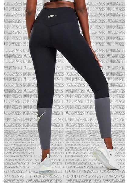One Training High Rise Leggings Yüksek Belli Toparlayıcı 2cepli Siyah Tayt