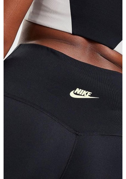 One Training High Rise Leggings Yüksek Belli Toparlayıcı 2cepli Siyah Tayt