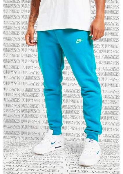 Club Fleece Sweat Pant Şardonlu Pamuklu Eşofman Altı Açık Mavi