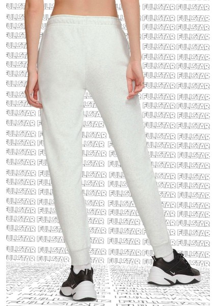 Sportswear Essential Fleece Sweatpant Pamuklu Şardonlu Eşofman Altı Beyaz Melanj