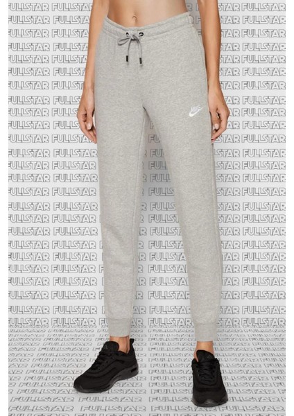 Sportswear Essential Fleece Tight Pants Cepsiz Eşofman Altı Tayt Gri