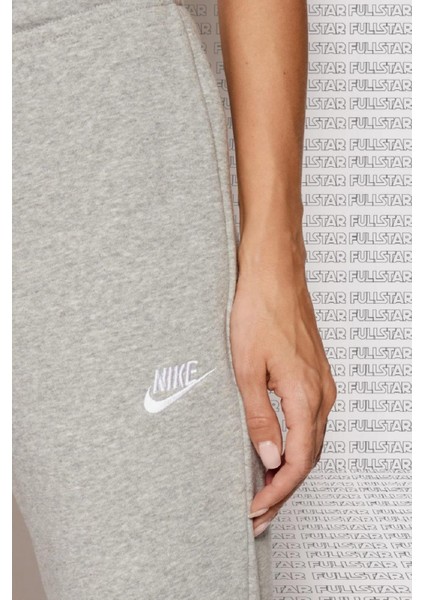 Sportswear Essential Fleece Tight Pants Cepsiz Eşofman Altı Tayt Gri