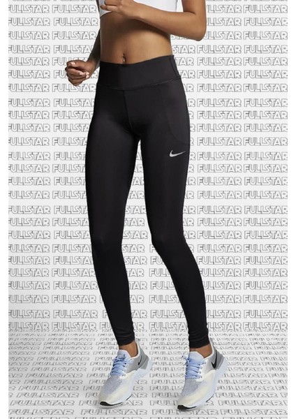 Fast Running Leggings Full Length Leggings 3 Cepli Toparlayıcı Tam Boy Siyah Tayt