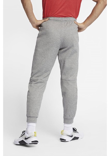 Dri Fit Fleece Tapared Running Konik Gri Eşofman Altı Db