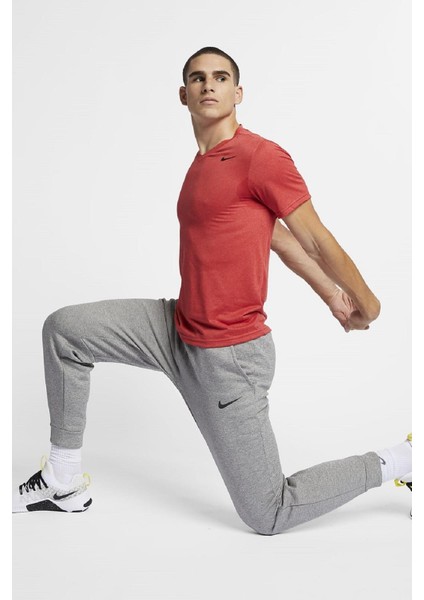 Dri Fit Fleece Tapared Running Konik Gri Eşofman Altı Db