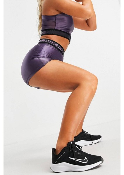 Pro Training 3inch Shorts With Taping In Purple Kısa Mor Şort Da
