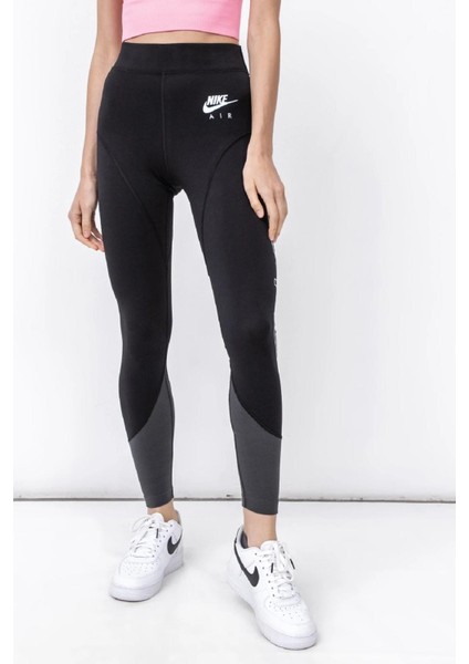 Air High Rise Tight Fit Yüksek Belli Pamuk Polyester Tayt