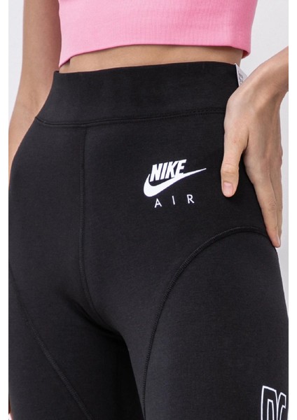 Air High Rise Tight Fit Yüksek Belli Pamuk Polyester Tayt