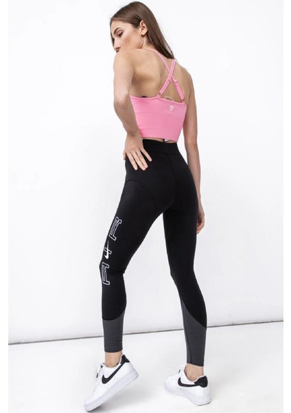 Air High Rise Tight Fit Yüksek Belli Pamuk Polyester Tayt