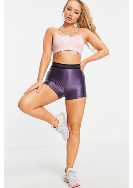 Pro Training 3inch Shorts With Taping In Purple Kısa Mor Şort Da