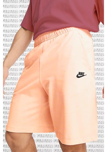 Shorts Club Arctic Orange Oversize Bol Kesim Yazlık Ince Pamuklu Şort Somon
