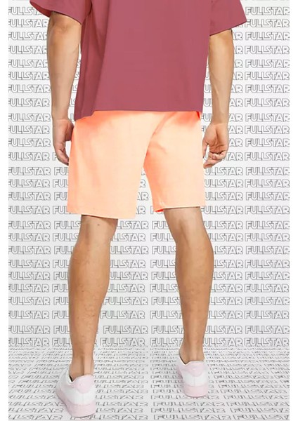 Shorts Club Arctic Orange Oversize Bol Kesim Yazlık Ince Pamuklu Şort Somon fiyatları
