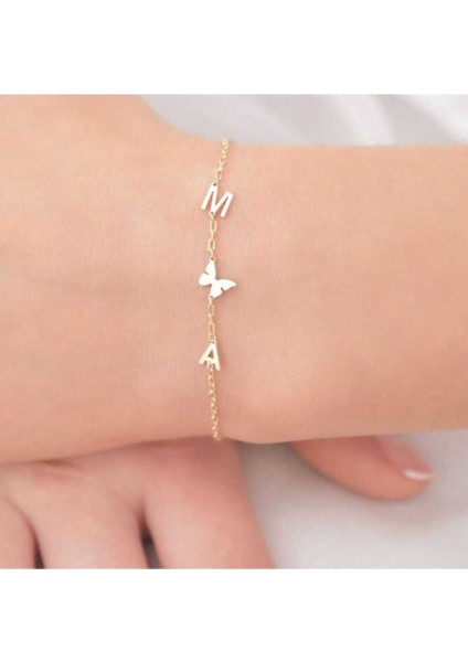 Kişiye Özel Harf,sembol,figür Detaylı 925 Ayar Gümüş Sevgiliye,anneye,eşe,arkadaşa Bileklik fiyatları