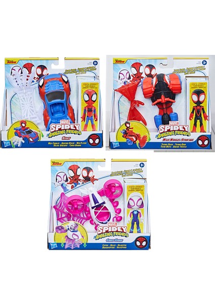 Spidey And His Amazaing Friends Araç ve Figür F6776