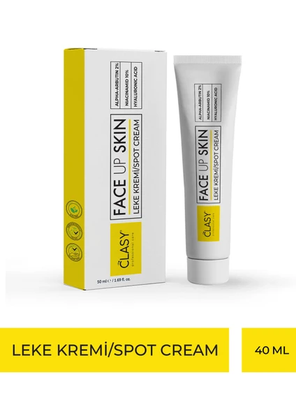 Clasy Care Face Up Skin Leke Kremi 40 ml Faceupskin Brightening Cream 40 ml