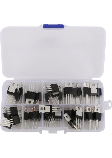50 Adet 10 Tip Irf Serisi Mosfet Transistörler Çeşitler Kiti, IRFZ44/510/520/530/540/640/740/840/3205/9540 Dahil (Yurt Dışından)