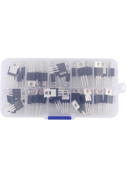 50 Adet 10 Tip Irf Serisi Mosfet Transistörler Çeşitler Kiti, IRFZ44/510/520/530/540/640/740/840/3205/9540 Dahil (Yurt Dışından) modelleri