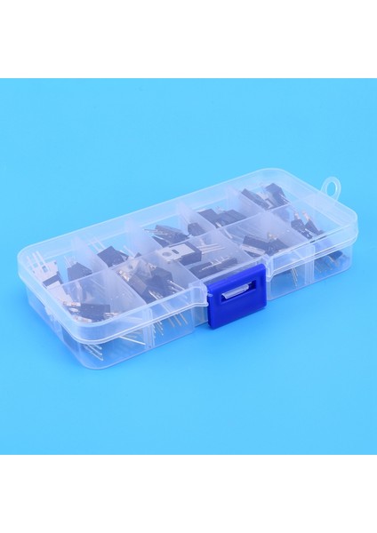 50 Adet 10 Tip Irf Serisi Mosfet Transistörler Çeşitler Kiti, IRFZ44/510/520/530/540/640/740/840/3205/9540 Dahil (Yurt Dışından) indirimleri