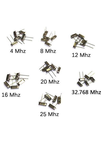 35 Adet Kristal Osilatör Elektronik Kiti, HC-49S 7 Tür Dıp Kuvars Osilatör 32.768KHZ 4mhz 8mhz 12MHZ 16MHZ 20MHZ 25MHZ (Yurt Dışından) fiyatları