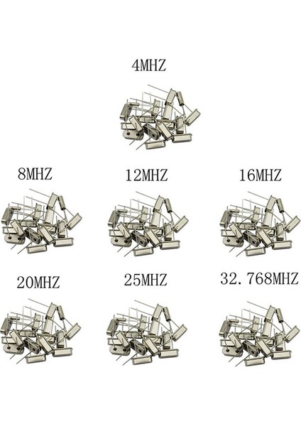 35 Adet Kristal Osilatör Elektronik Kiti, HC-49S 7 Tür Dıp Kuvars Osilatör 32.768KHZ 4mhz 8mhz 12MHZ 16MHZ 20MHZ 25MHZ (Yurt Dışından) indirimleri