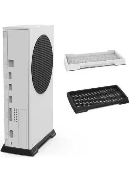 Xbox S Serisi Için Dahili Soğutma Delikli Oyun Konsolu Tutuculu Dikey Stand (Yurt Dışından)