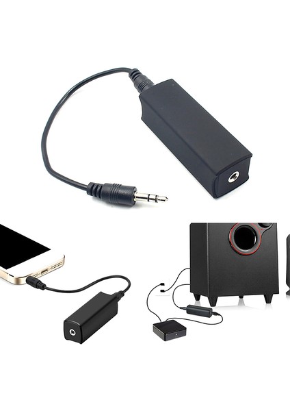 Ev Stereo Araç Ses Sistemi Için Zemin Döngü Gürültü Filtresi Izolatörü 3.5mm Kablo (Yurt Dışından) fiyatları
