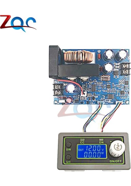 Cnc Ayarlanabilir LCD Dijital Adım Aşağı Buck Dönüştürücü Besleme Modülü Voltaj Regülatörü Dc 6 -55V - Dc 0 -50V 20A/12A WZ5020L (Yurt Dışından)