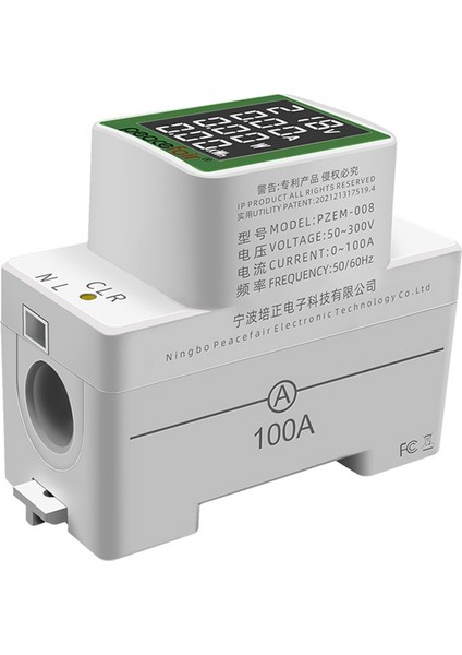 Peacefair Din Raylı Enerji Ölçer Elektronik Kwh Ölçer (Yurt Dışından) fırsatları